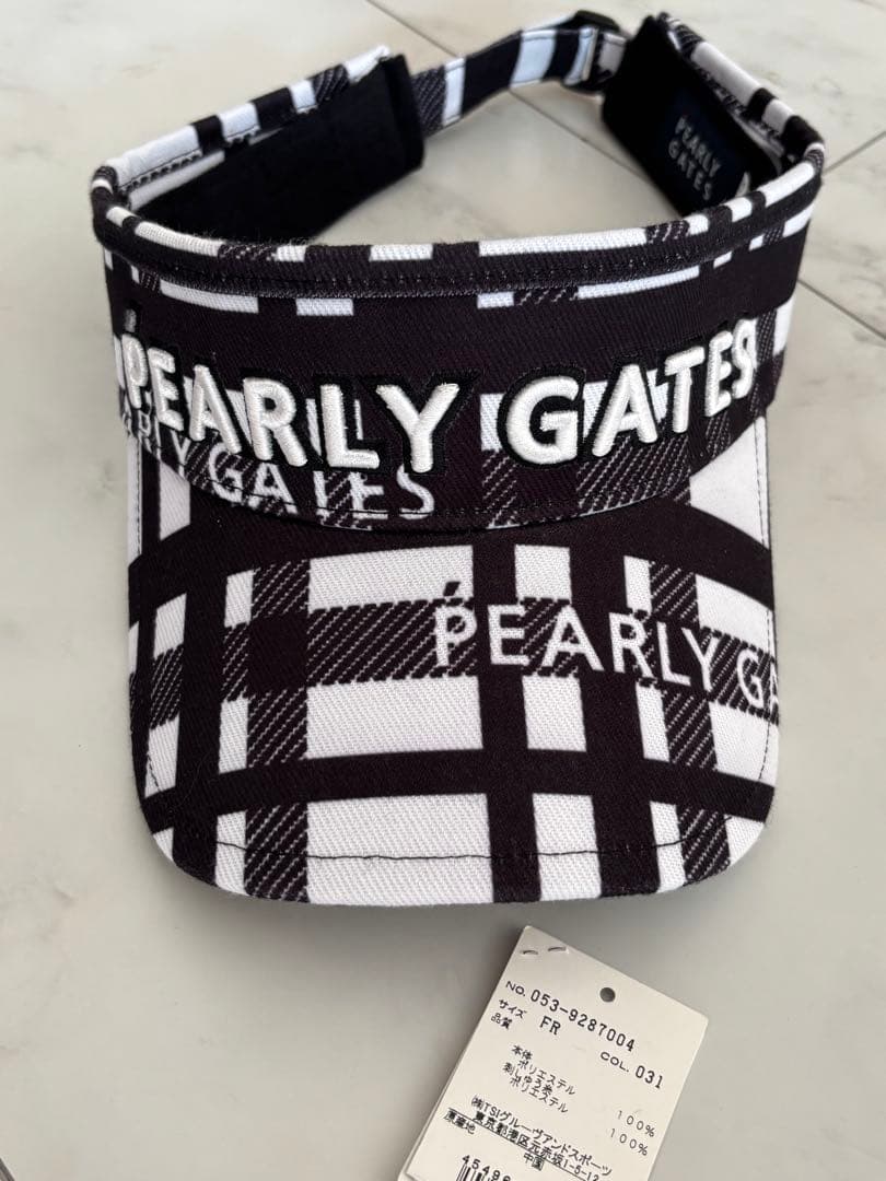 パーリーゲイツ　裏地付きスカート・サンバイザー