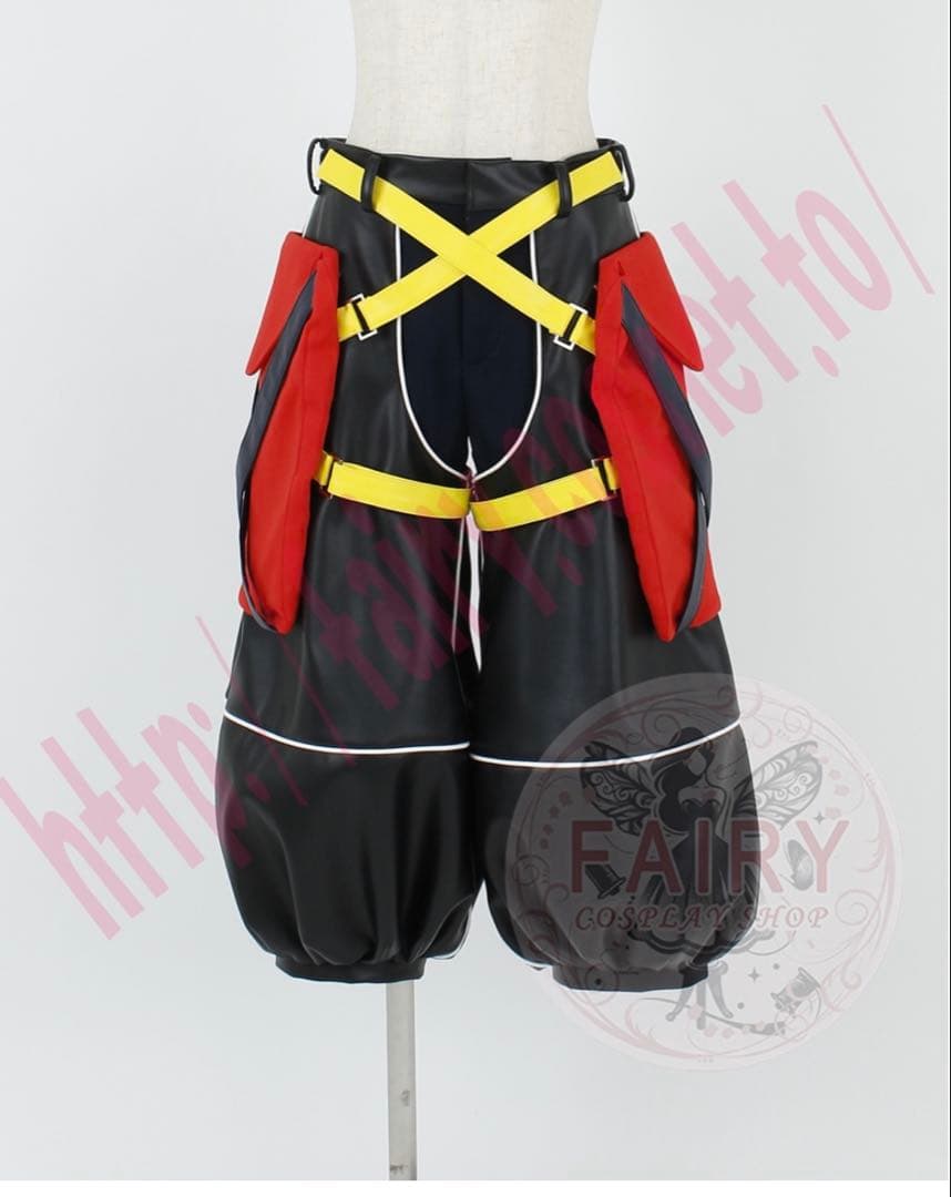 値下げ！コスプレ　キングダムハーツ　ソラ2 合皮ズボン