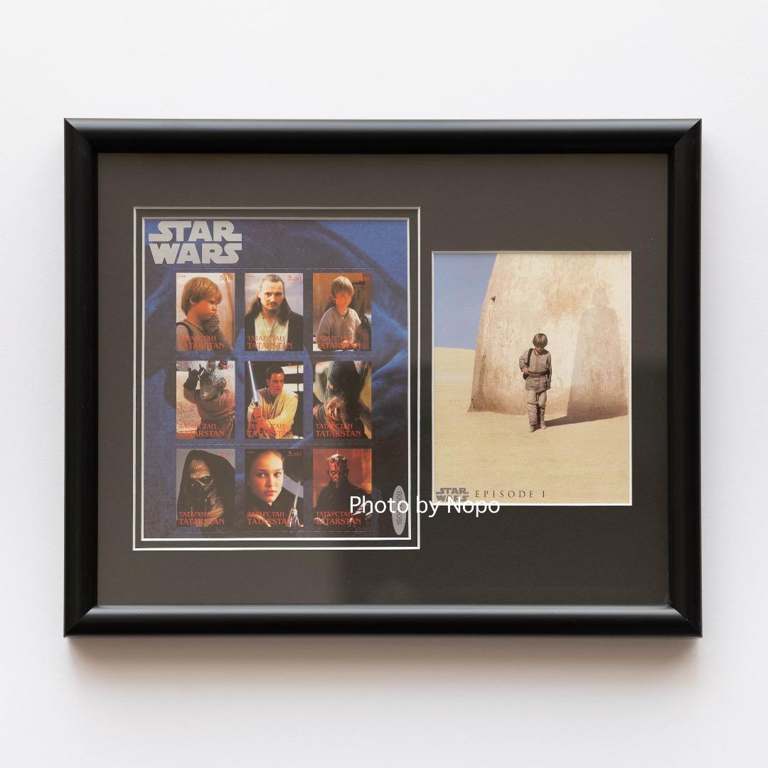 【レア】スターウォーズ エピソード1　額装切手シート starwars 洋画映画