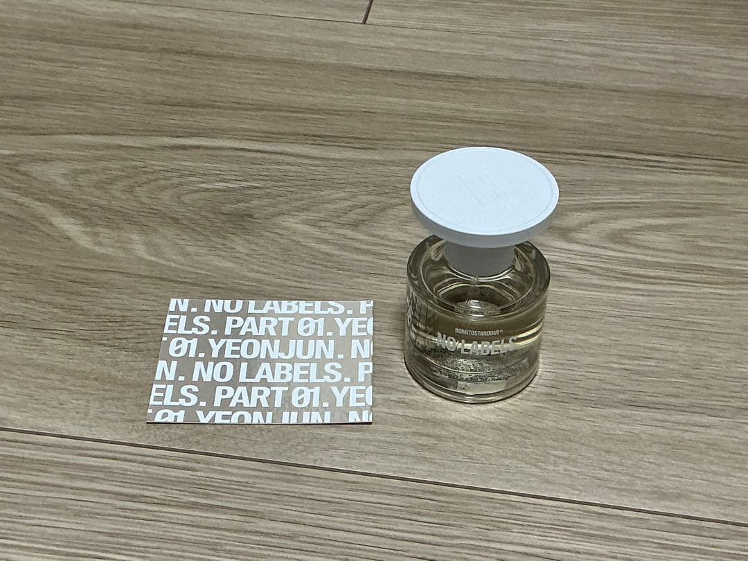 新品 TXT ヨンジュン NO LABELS香水 BORNTOSTANDOUT