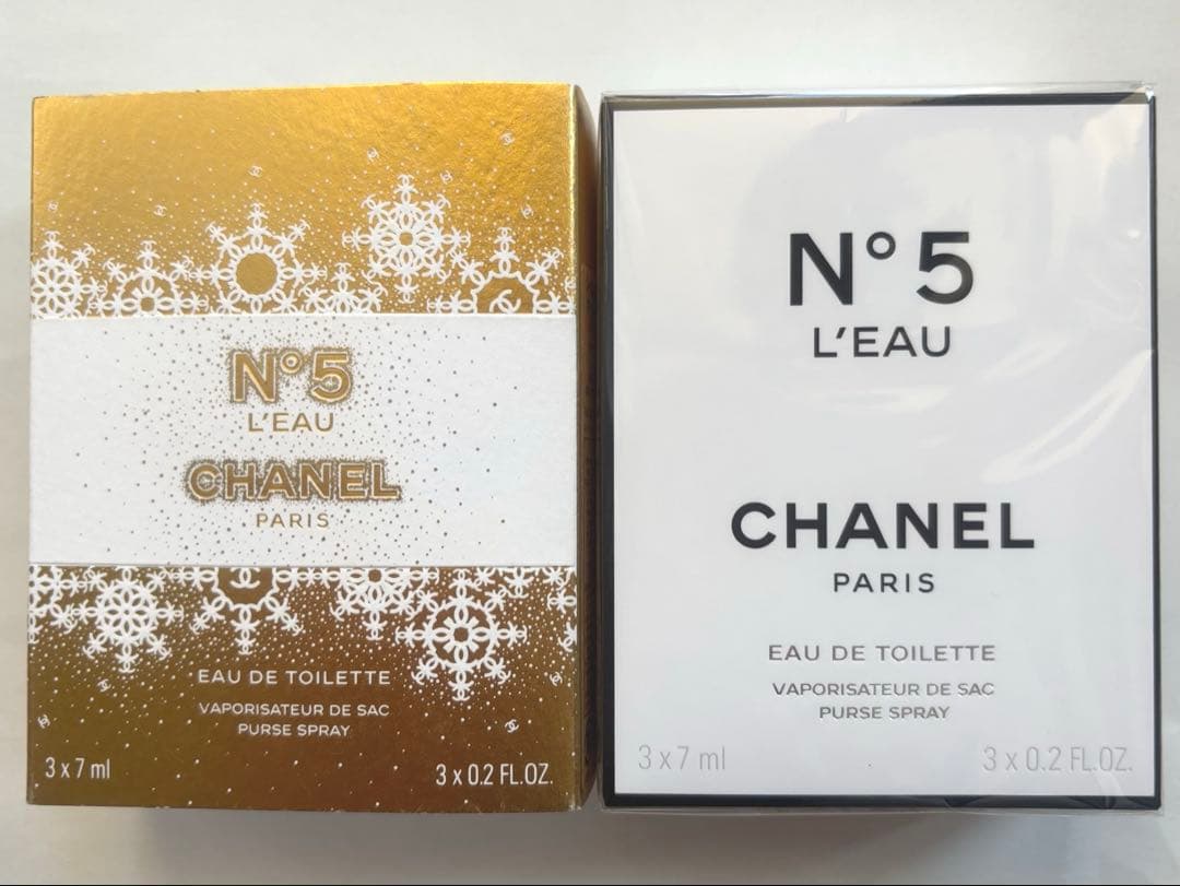 シャネル N°5 オードゥ トワレット パーススプレイ 白 ホリデー 限定