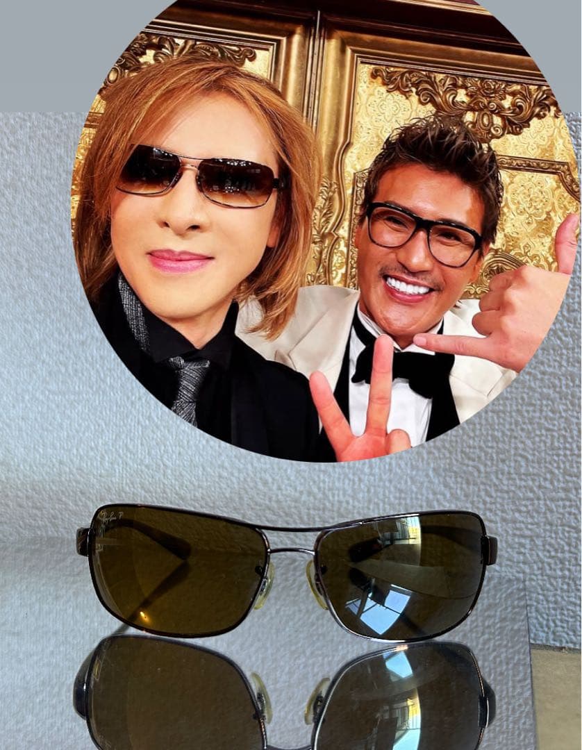 【ロングセラー ～】X JAPAN YOSHIKI Ray-Banサングラス