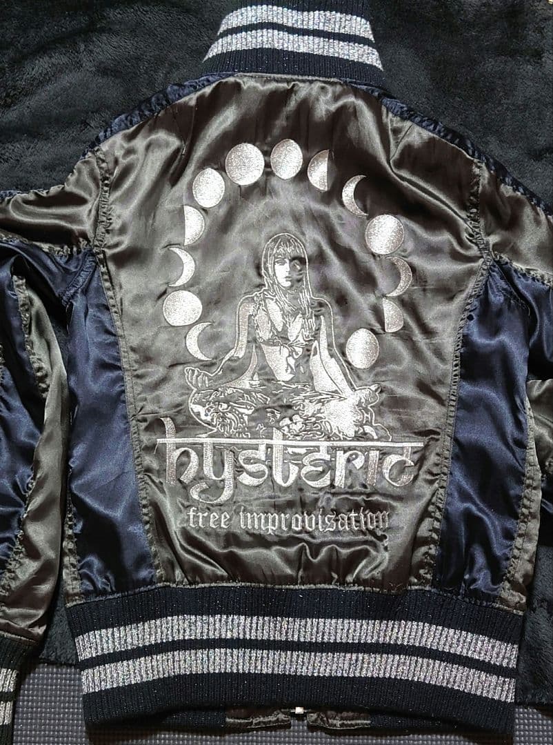 00’s ヒステリックグラマー 刺繍 スカジャン　ブルゾン