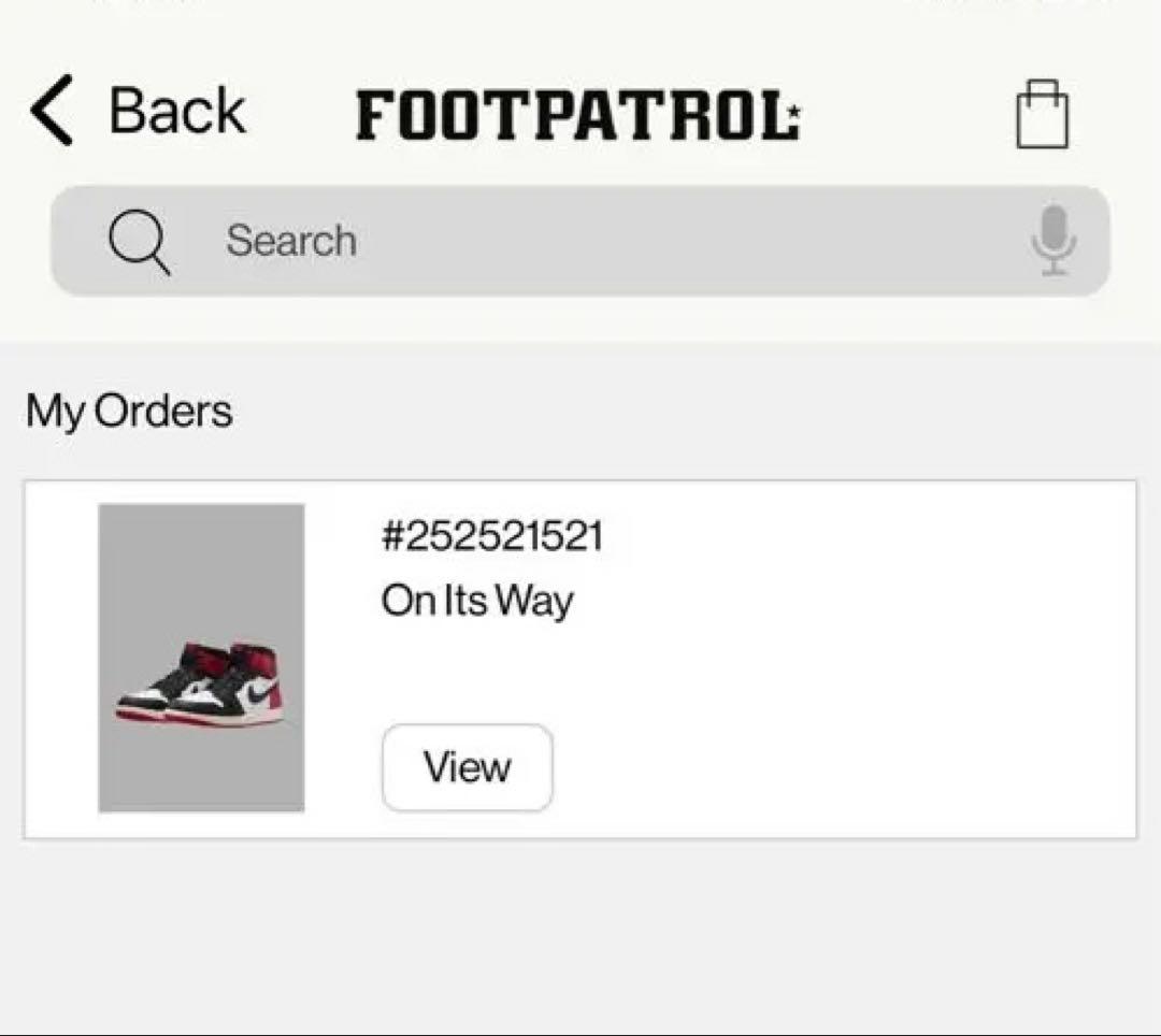 Air Jordan 1 High OG \"Black Toe\" 新品 未使用