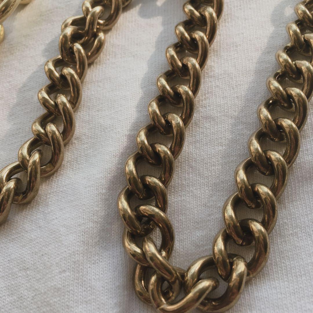 専用 真鍮小豆ウォレットチェーン×5、真鍮ナスカンウォレットチェーン×5