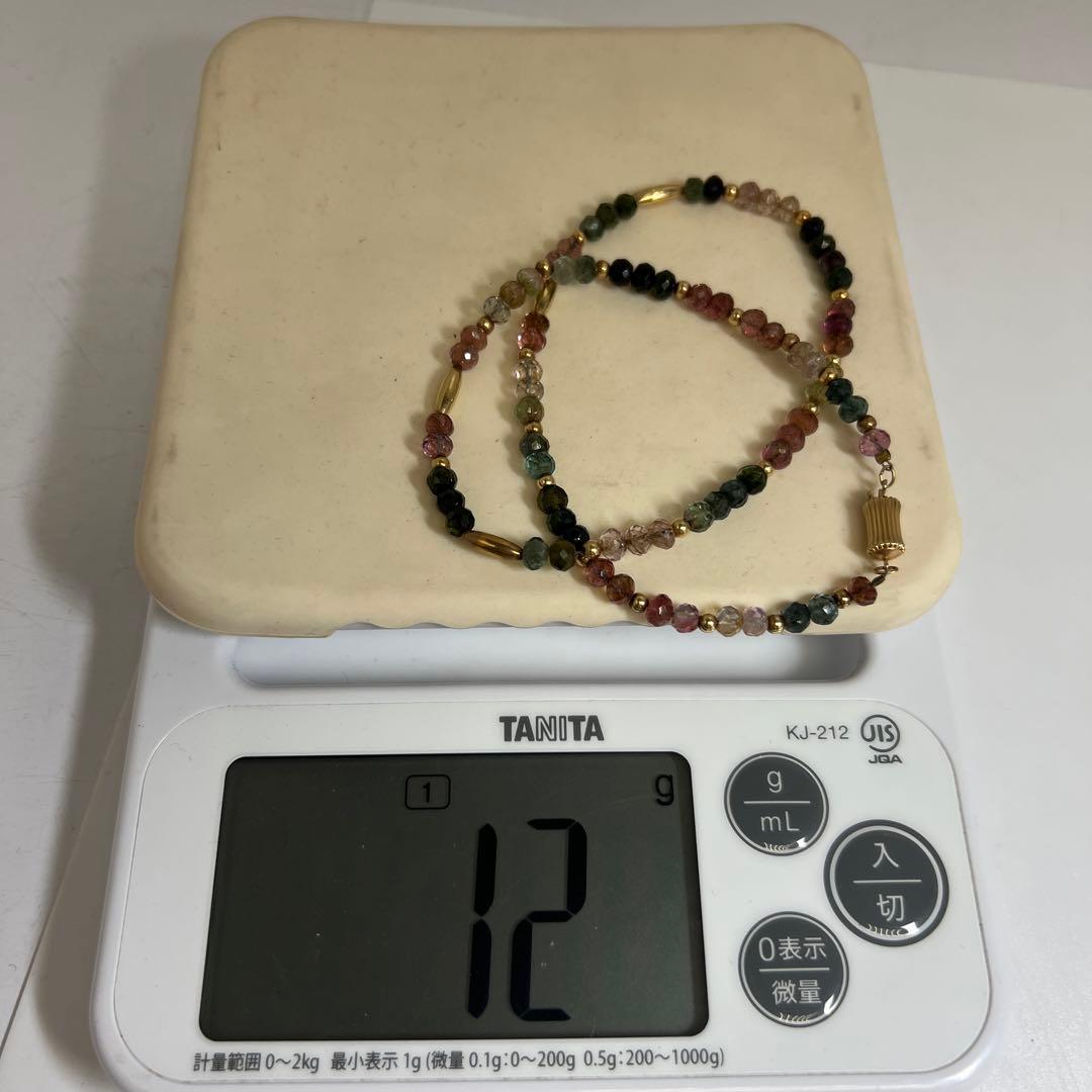 14K刻印　翡翠ネックレス　12g 東Y8-0210☆2F