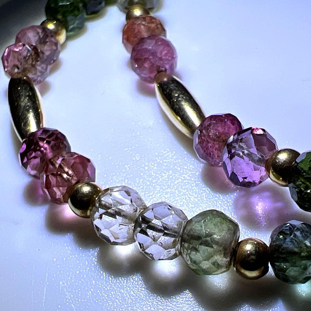 14K刻印　翡翠ネックレス　12g 東Y8-0210☆2F