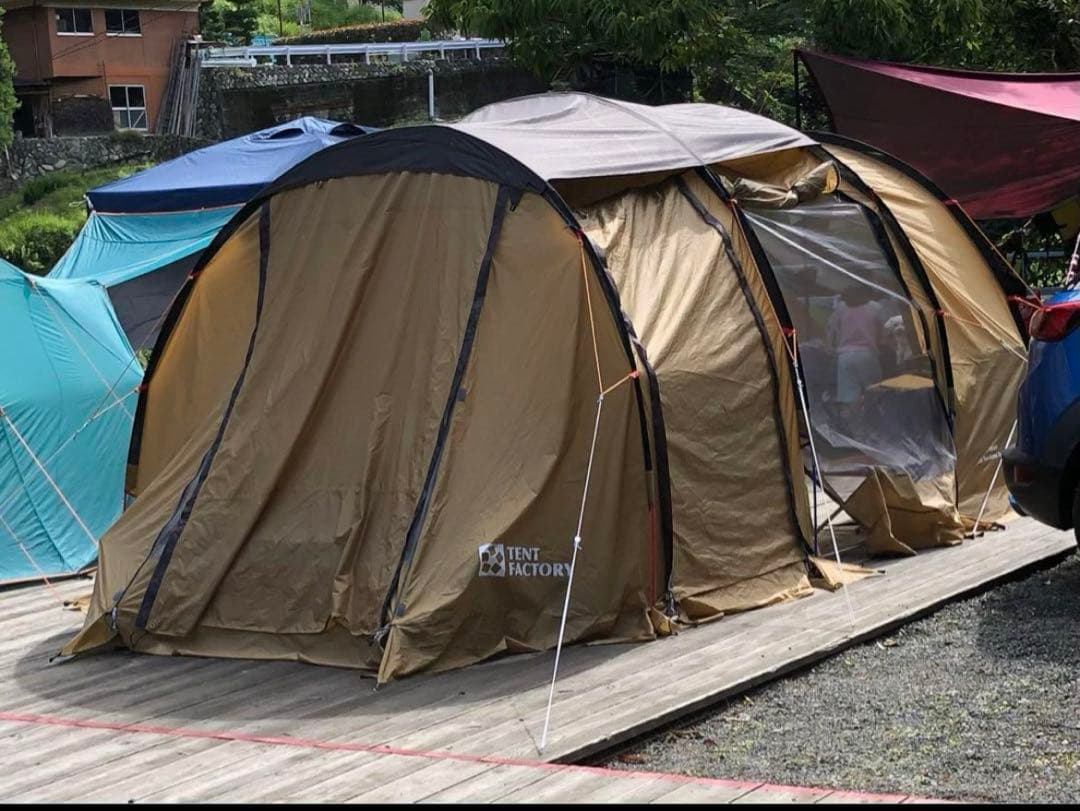 テント ファクトリーフォーシー2ルームテント＋専用トップルーフ