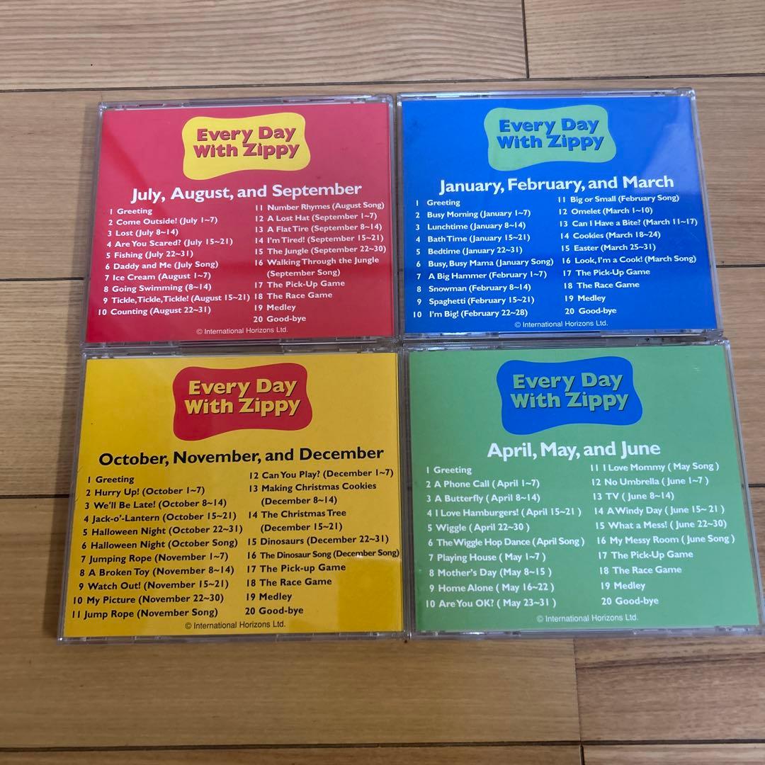 Every Day with Zippy DVDセット　DWE
