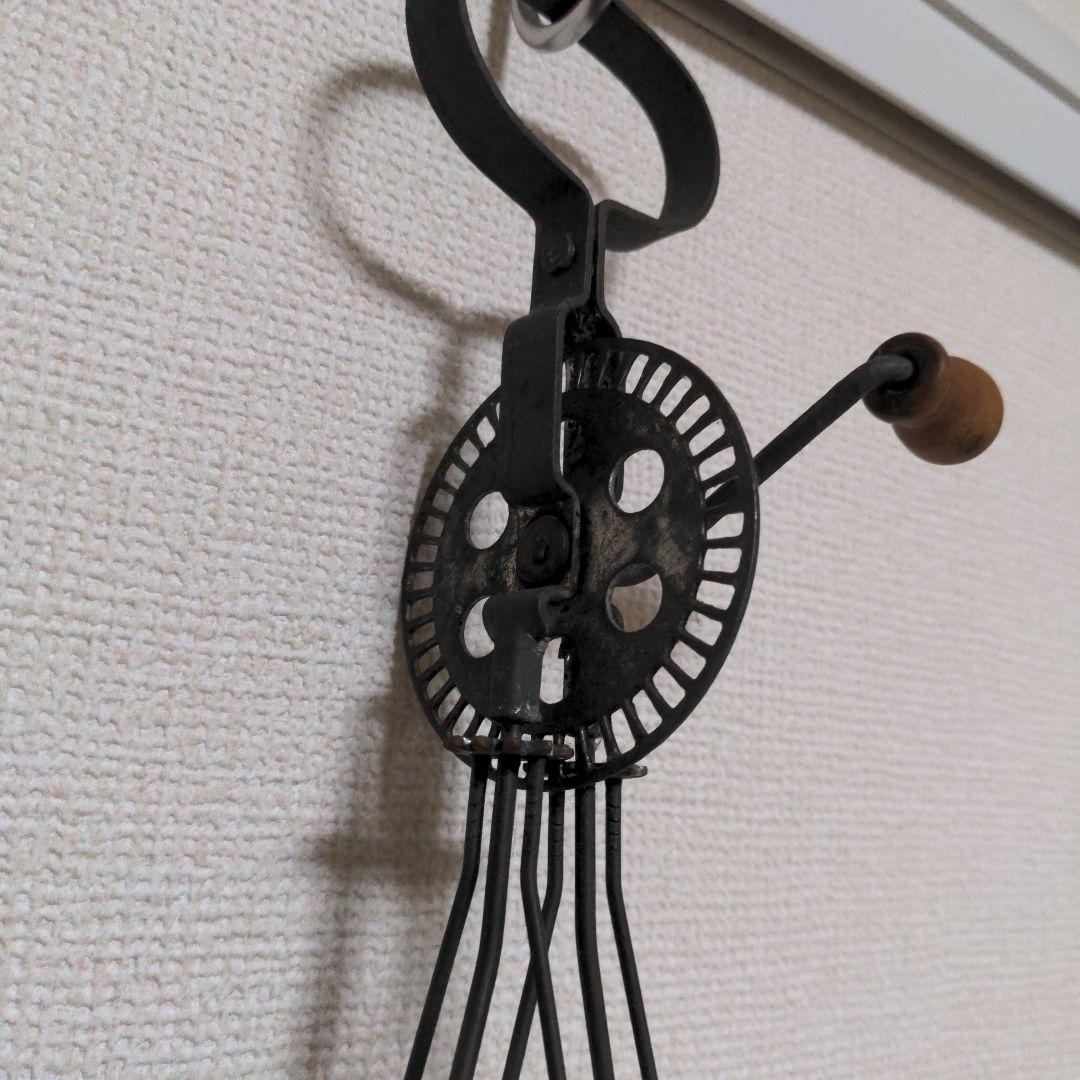 イギリスアンティーク　アイアン製キッチンツール5本セット　職人の手仕事を感じる品