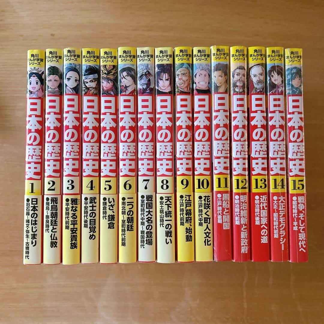 角川『日本の歴史』全15巻セット