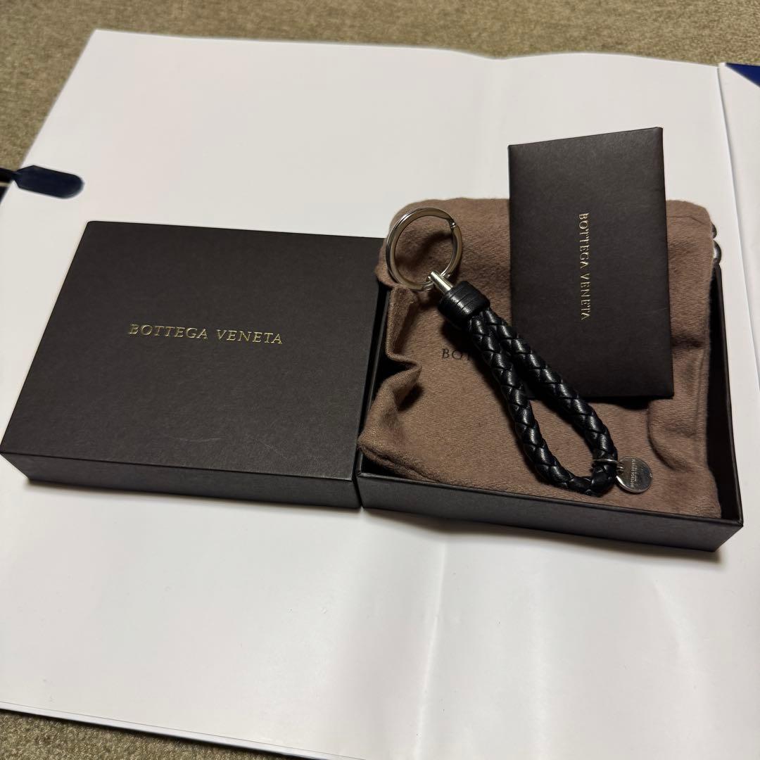 【美品】Bottega Veneta ボッテガヴェネタ キーリング キーホルダー