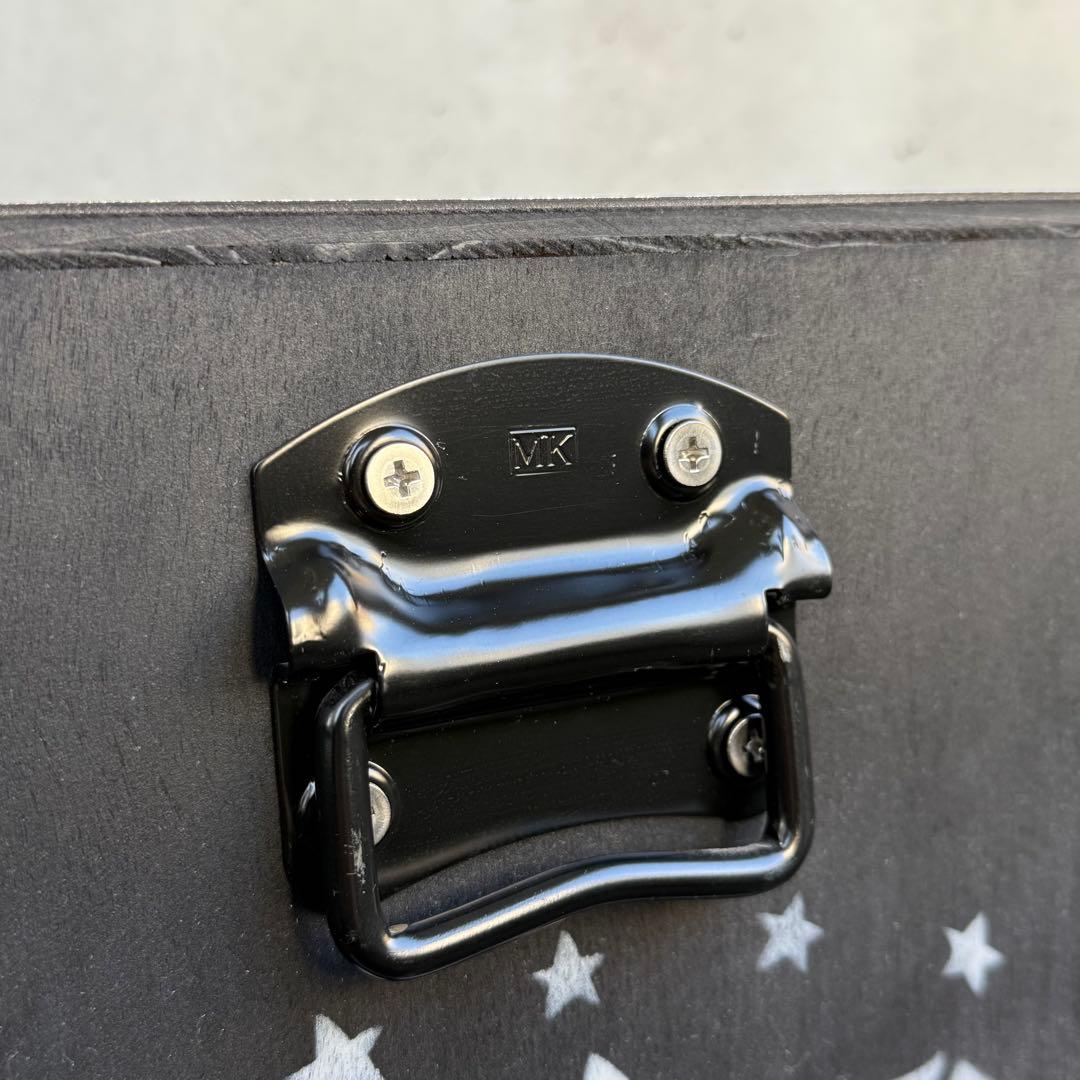 M&M カスタムパフォーマンス　木製5段収納ラック キャスター付き