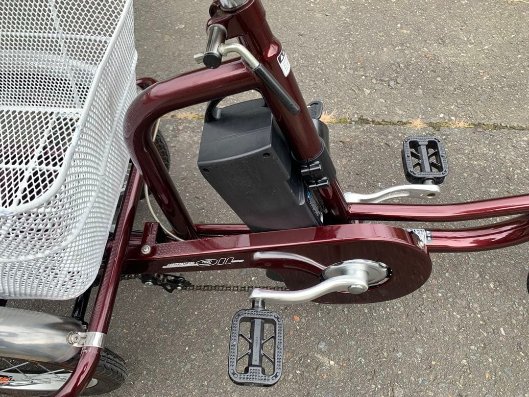 【動作確認済】送料無料 電動アシスト三輪自転車 5.8Ah 20-16インチ