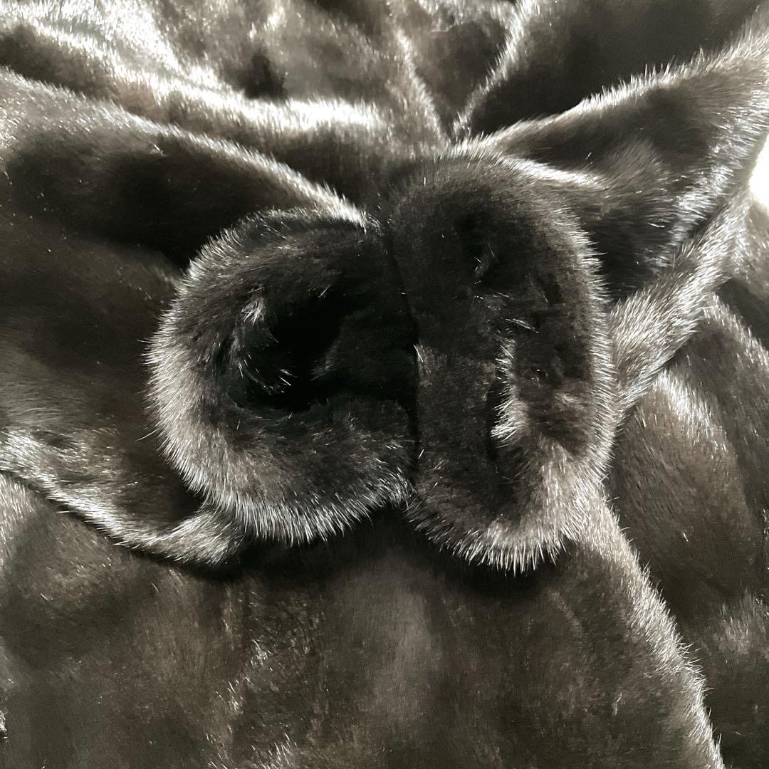 SAGA MINK  金タグ ファーコートミンク m サガロイヤル