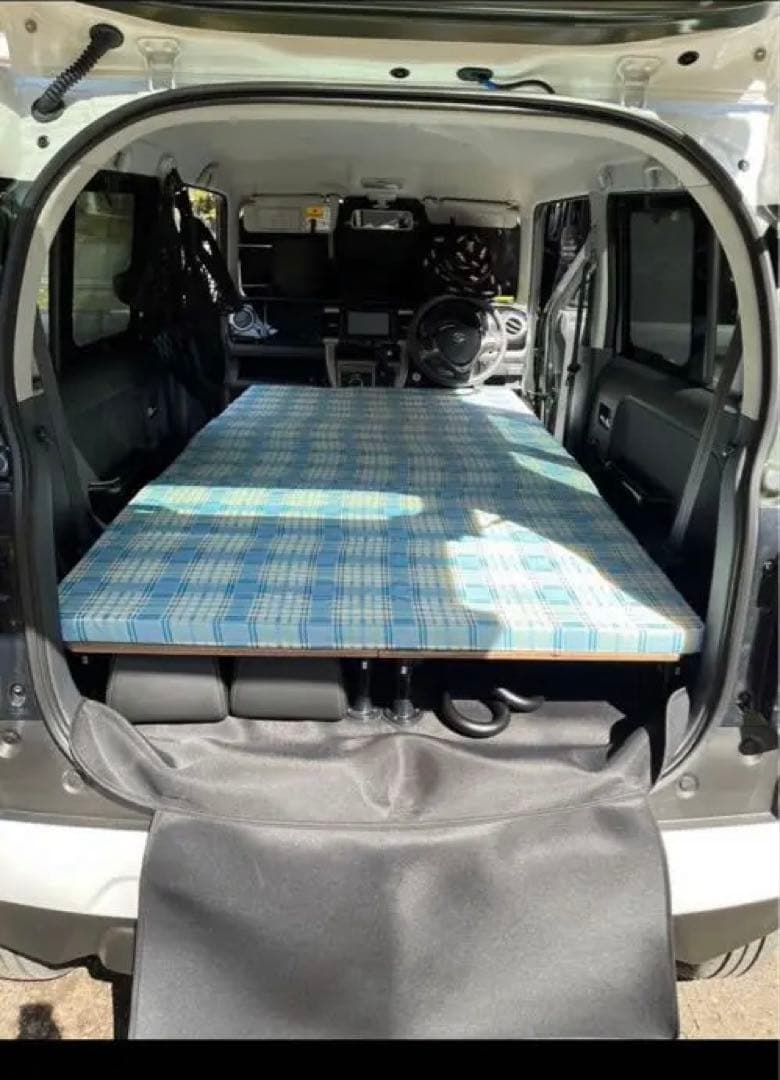 【最終値下げ】車中泊用　手作りフラットベッドキット　スズキハスラー