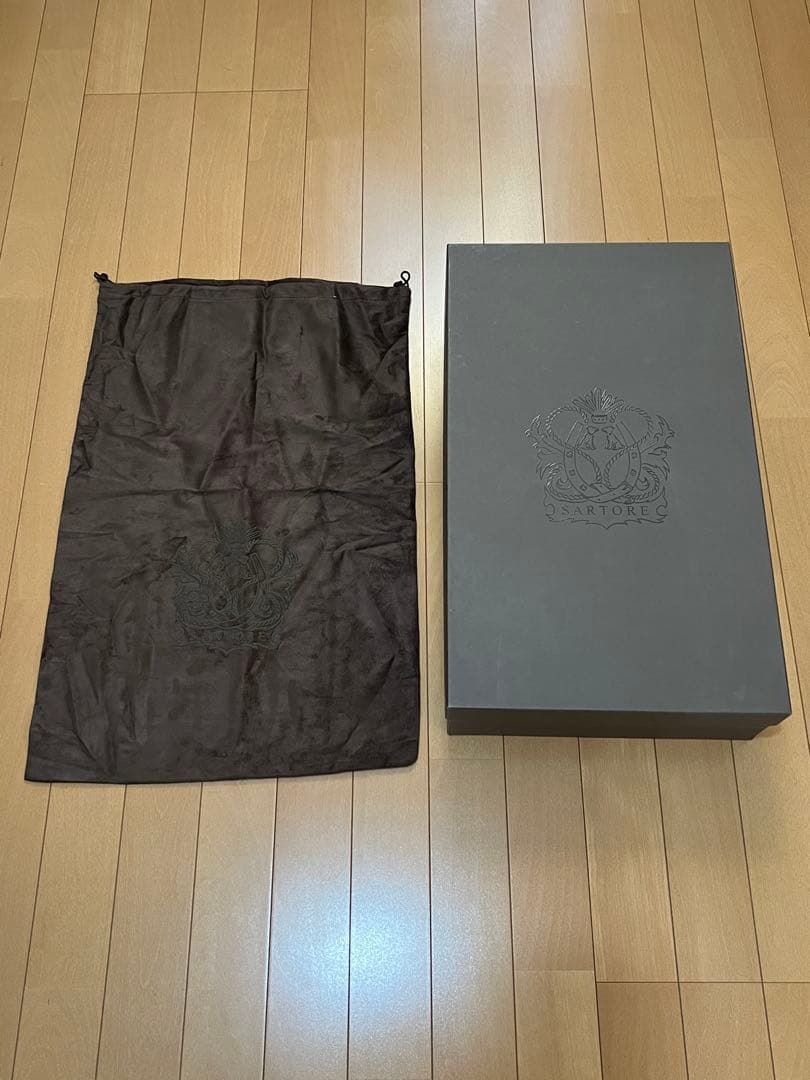 SARTORE サルトル バックベルト ロングブーツ 黒 35