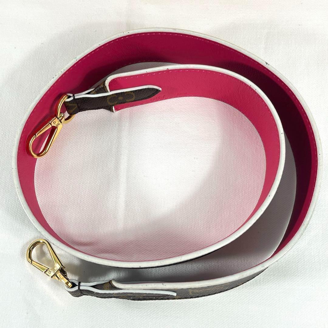 ルイヴィトン ショルダーストラップ モノグラム PVC ブラウン