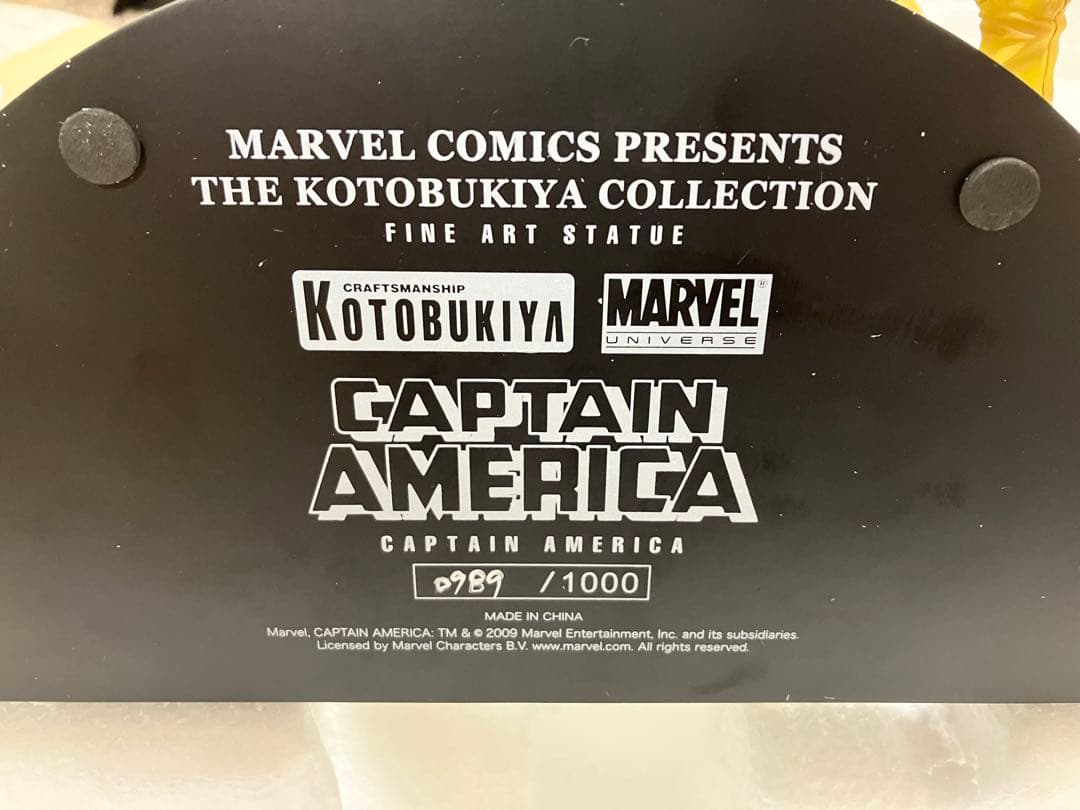 1000体限定　ニューキャプテンアメリカ　コトブキヤ　ファインアートスタチュー