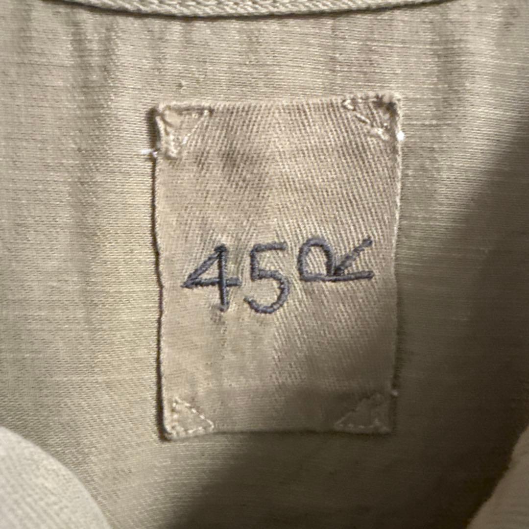 45R チノ フード付きワンピース ベージュ