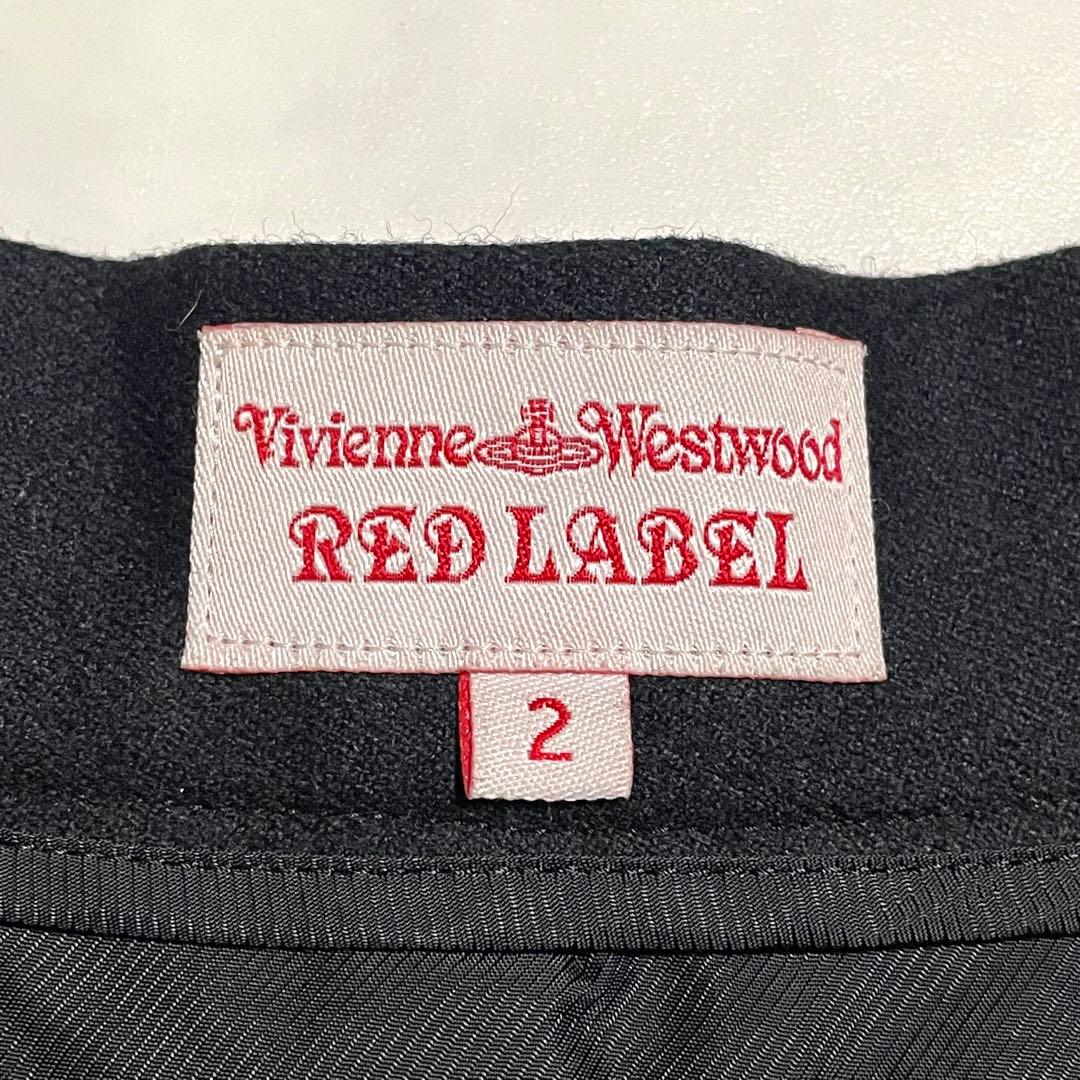 ヴィヴィアンウエストウッド ラップスカート 巻きスカート ブラック オーブボタン