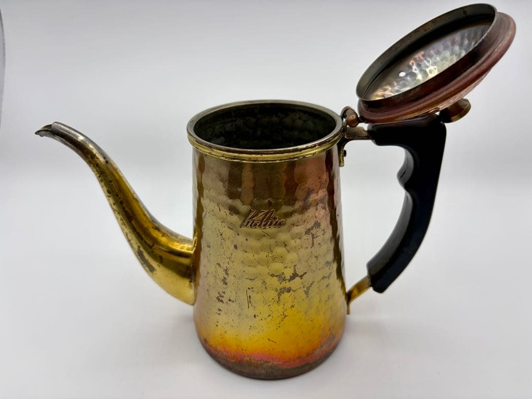 ※希少:Kalita 蝶番付き銅ポット0.7l &1.5l