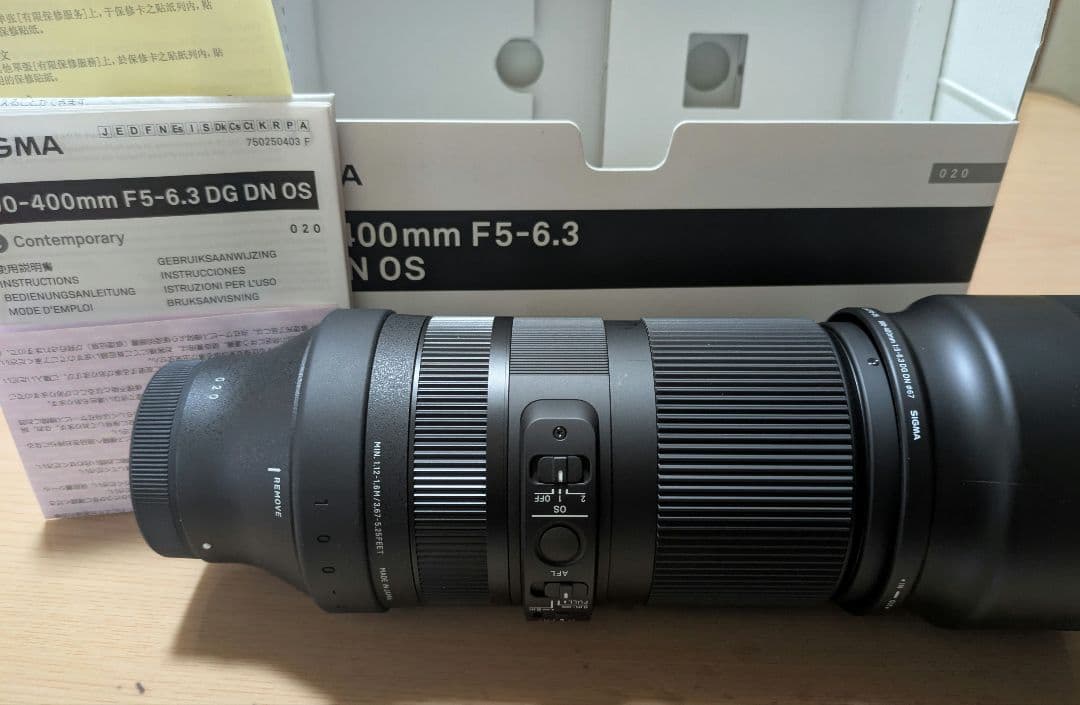 レンズ(ズーム) SIGMA 100-400mm F5-6.3 DG DN OS