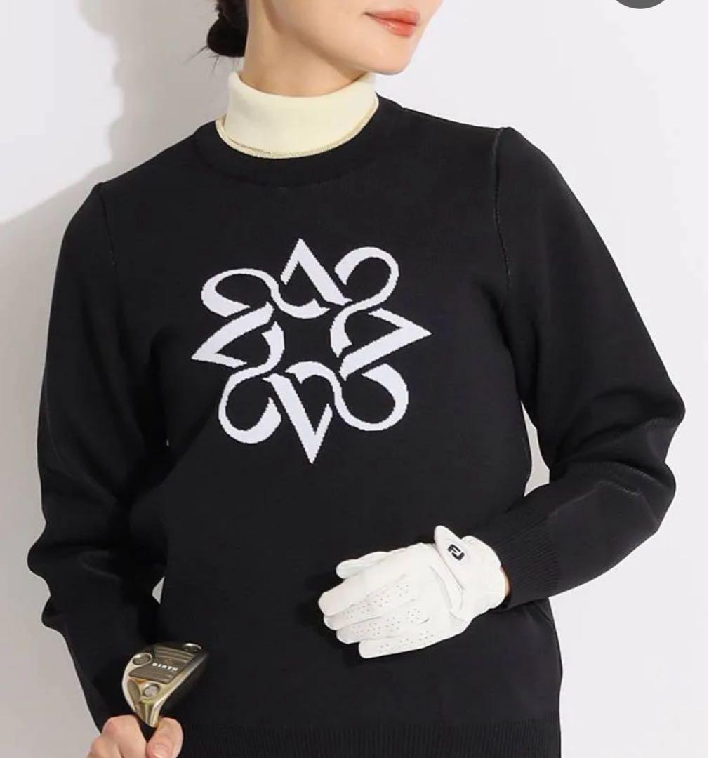 St Andrews ブラック セーター M