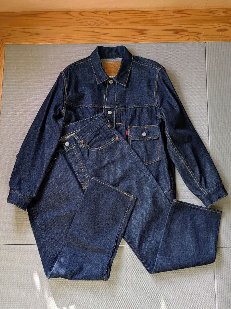 リーバイス(R) 別注 TYPE２ Lサイズ 別注501 セットアップ リジッド