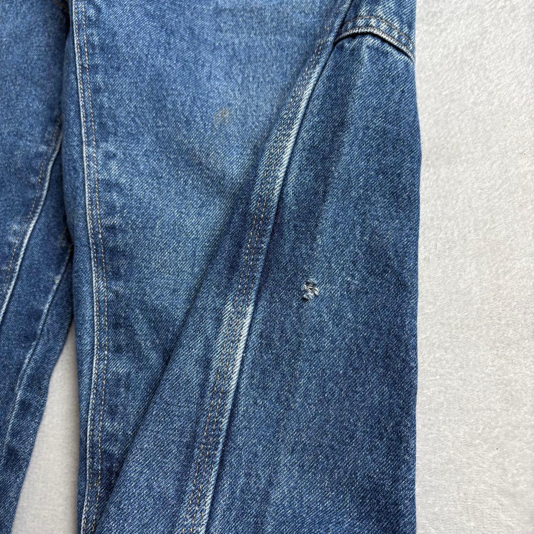 00s ラングラー　ダブルニー　ペインターデニム　ワークパンツ　トリプルステッチ