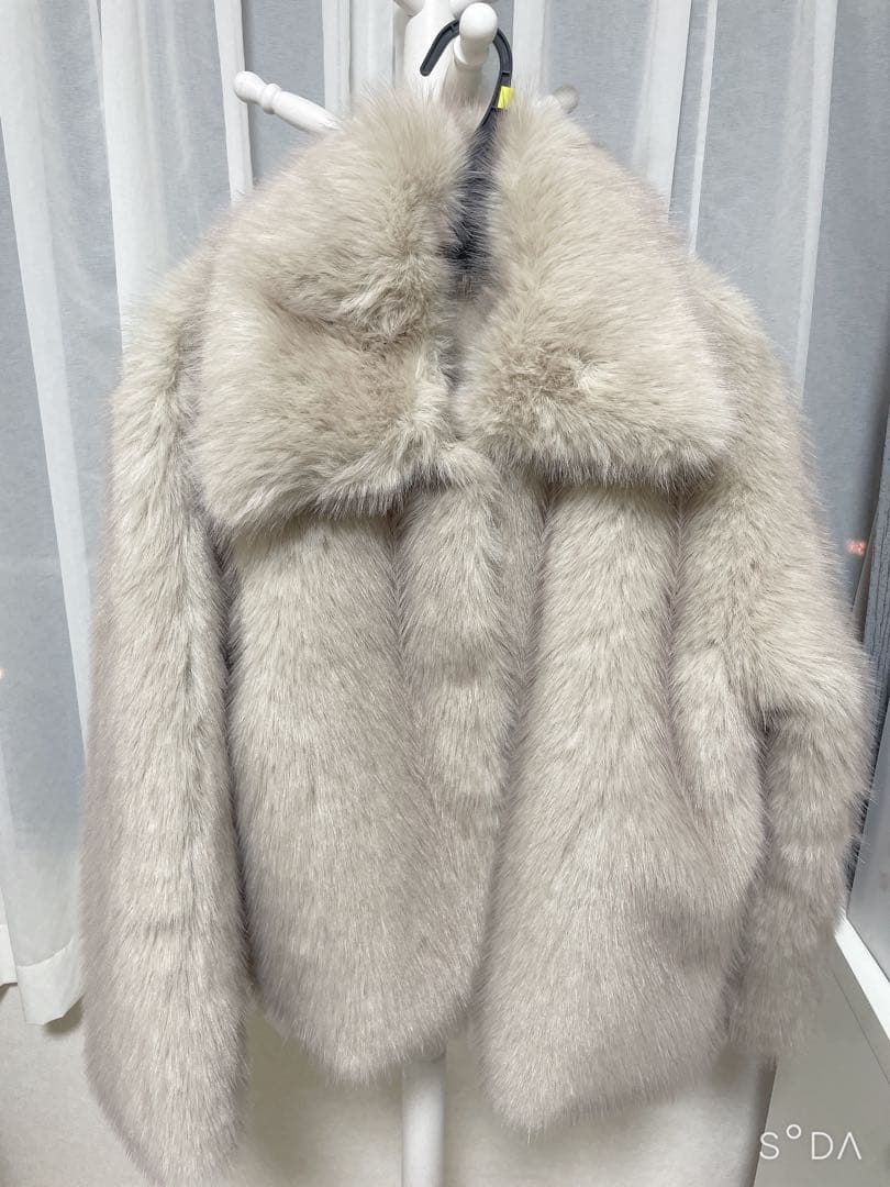 2/1まで13970円→12960円♡Donobanファージャケット♡グレージュ