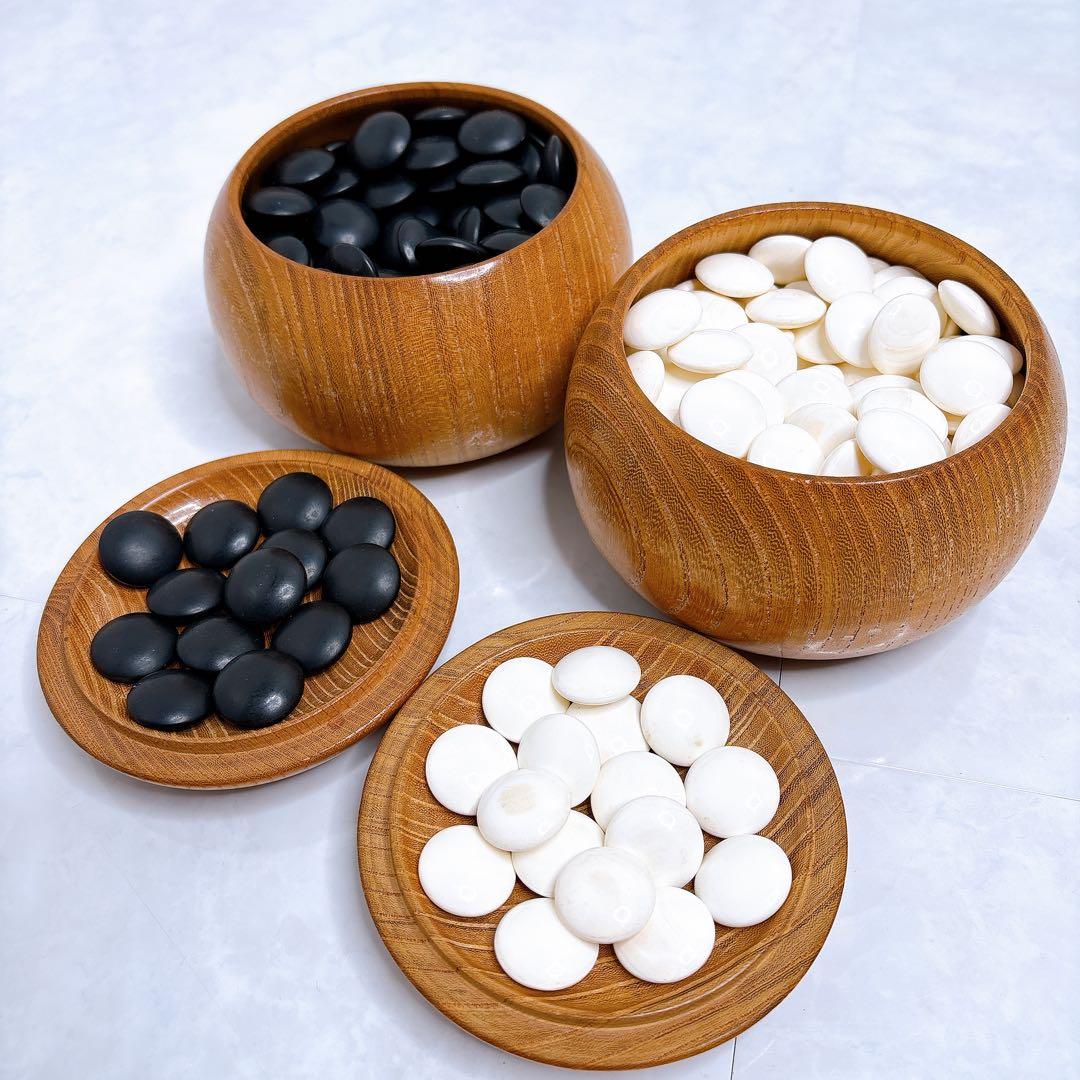 碁石　囲碁 碁笥 蛤碁石 那智黒 32号