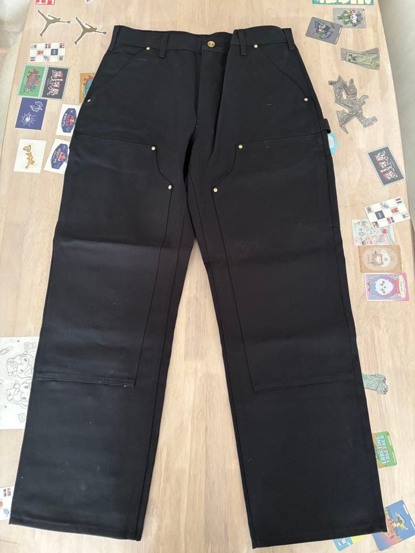 【USA製、ゴールデンサイズ】カーハート　ダブルニー　ペインターパンツ