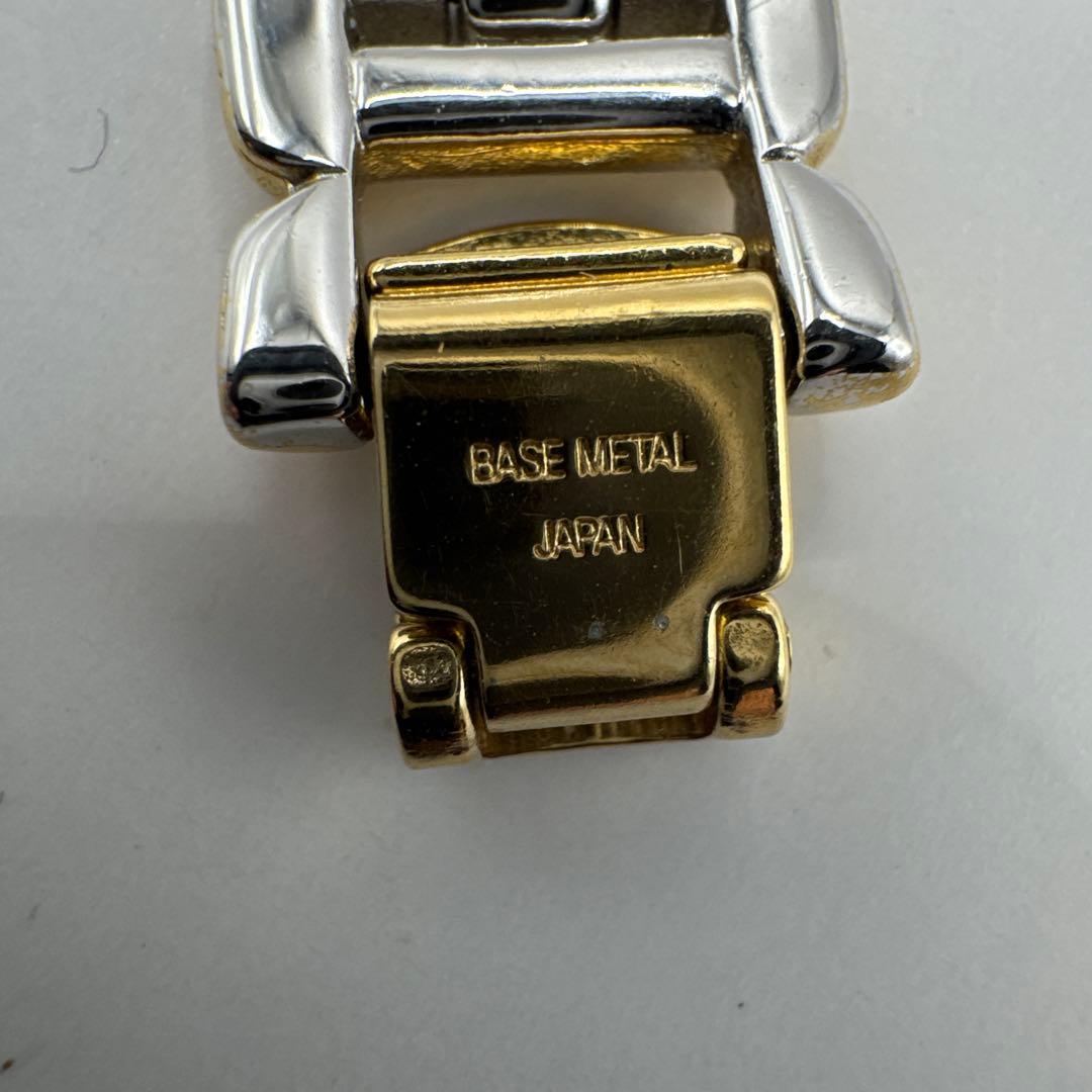 イヴサンローラン YSL コンビ ローマン 腕時計　ゴールド文字盤 予備コマ付