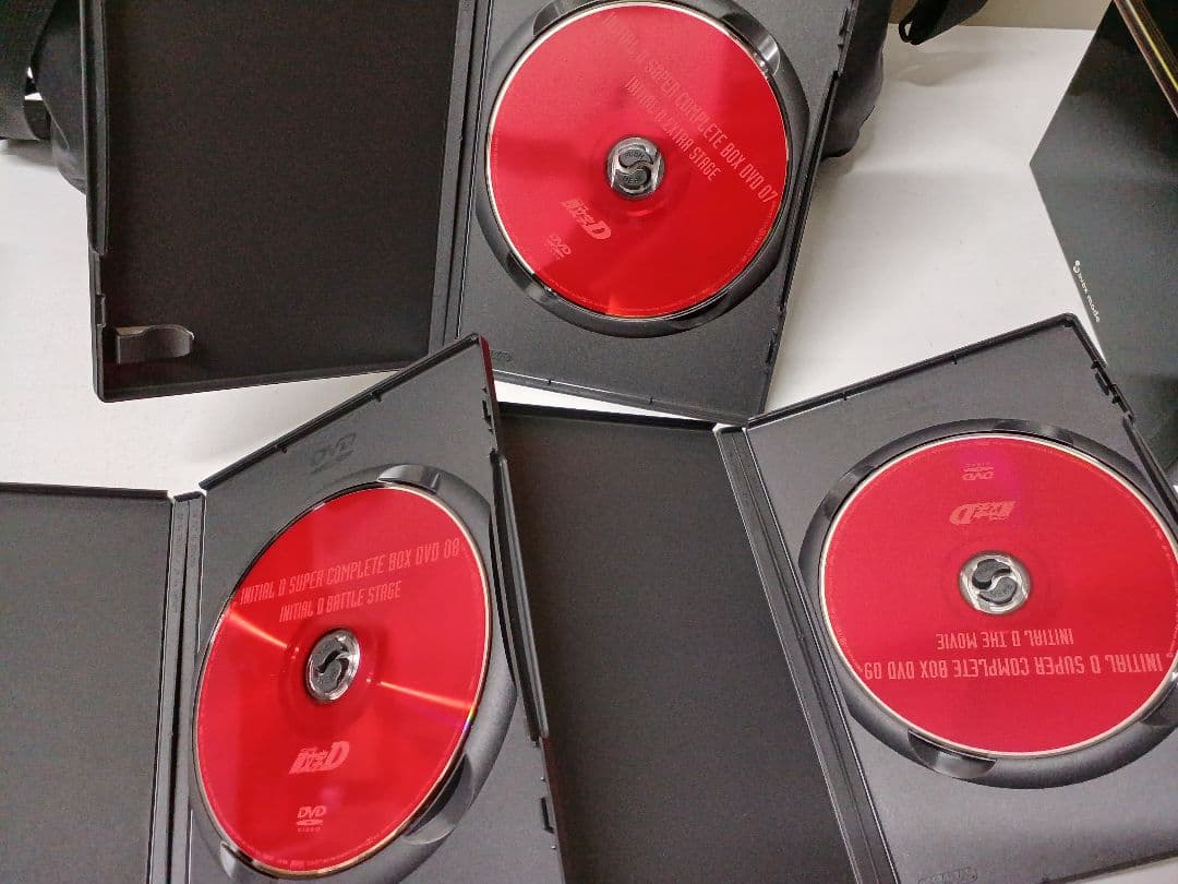 ステッカーに傷みあり、頭文字Dスーパーコンプリートボックス