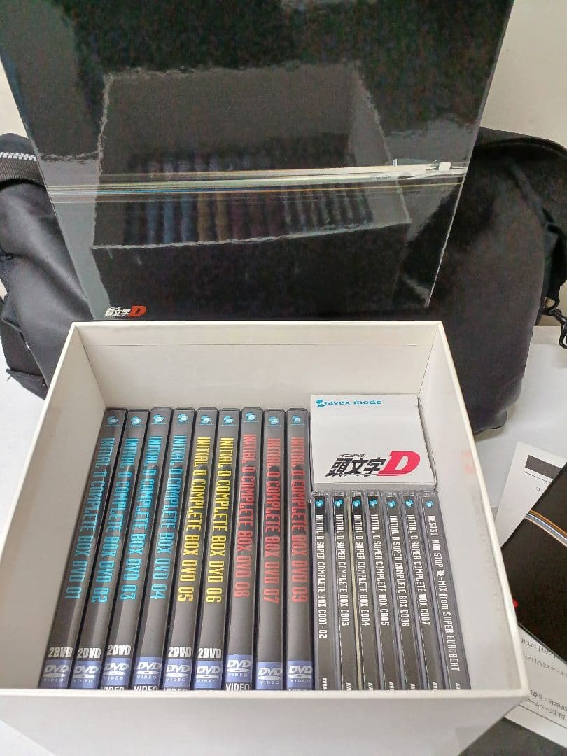 ステッカーに傷みあり、頭文字Dスーパーコンプリートボックス