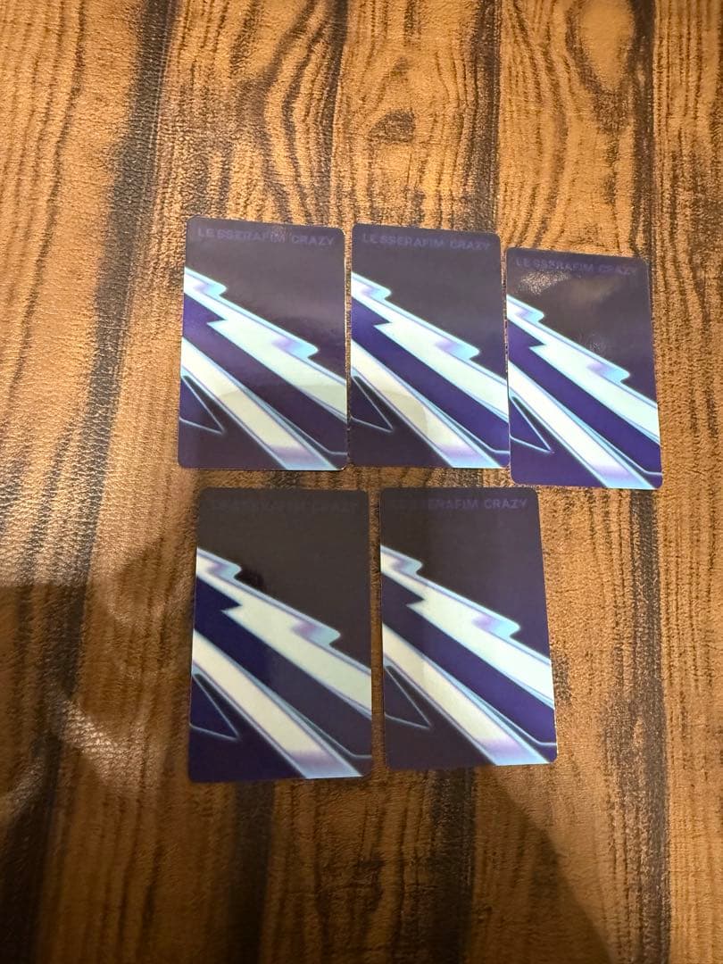 LESSERAFIM CRAZY weverse ラキドロ トレカ コンプ