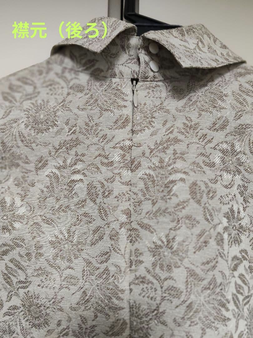 foufou ジャカードボタンダウンワンピース