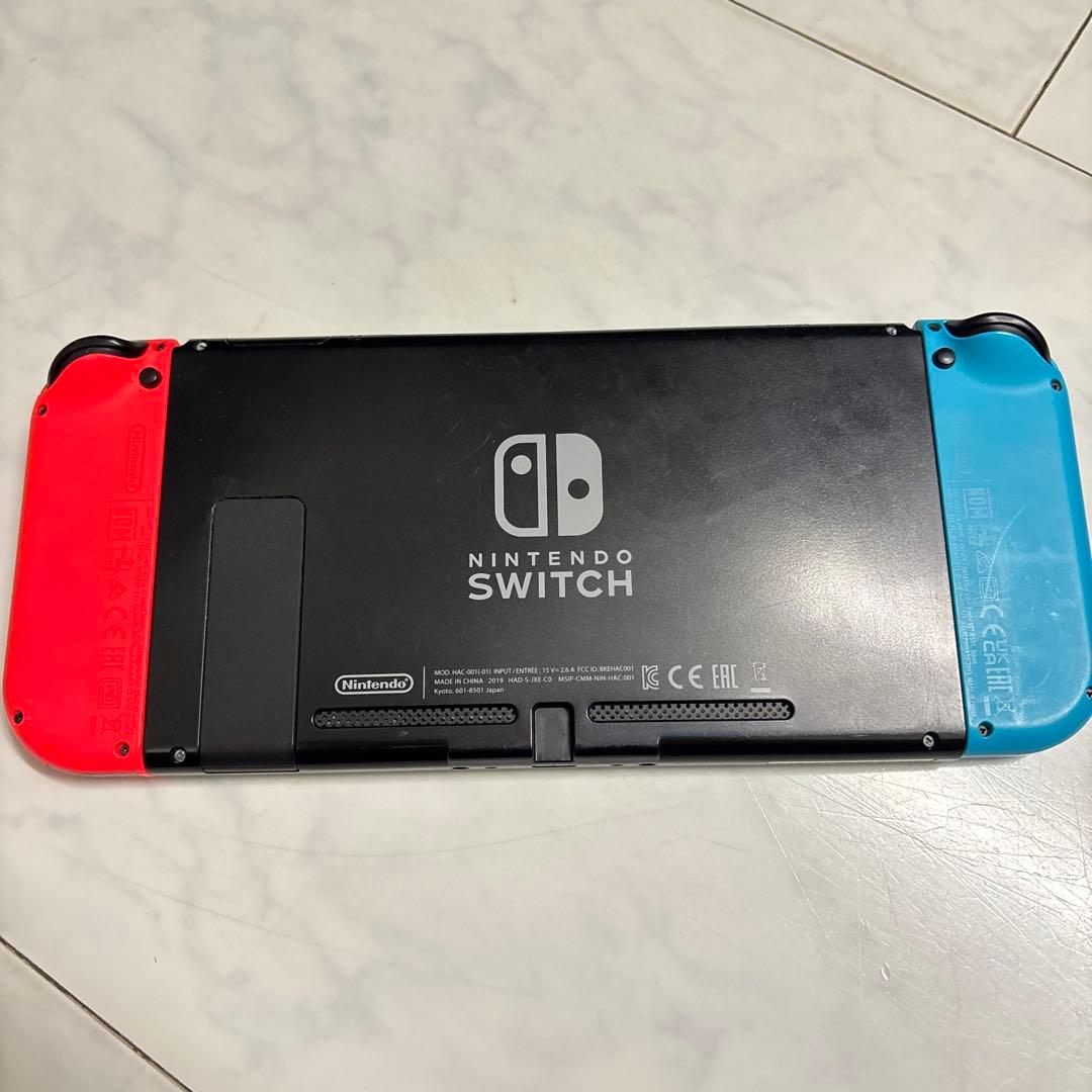 付属品多数Nintendo Switch本体 赤/青スプラ3ケースJoy-Con