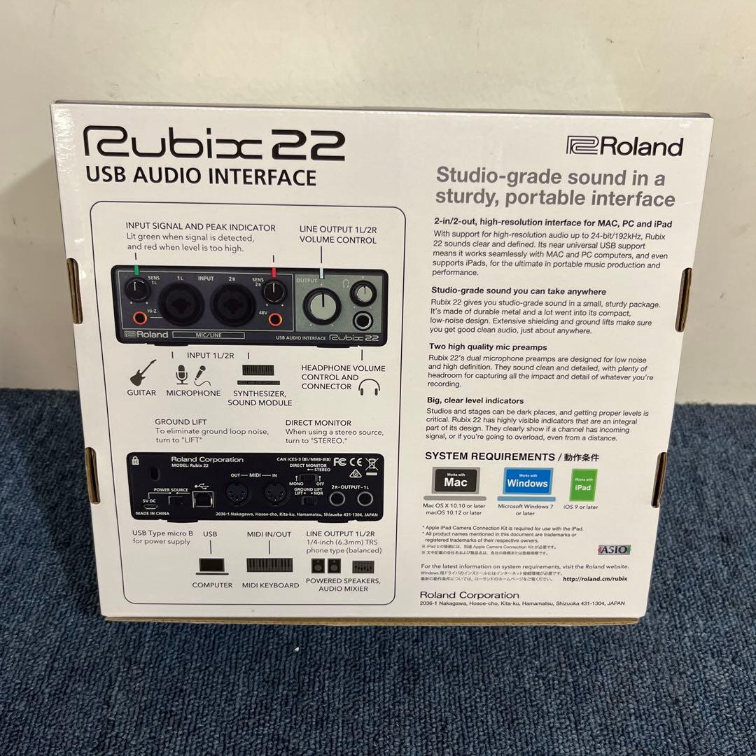 Roland Rubix22 USBオーディオインターフェイス