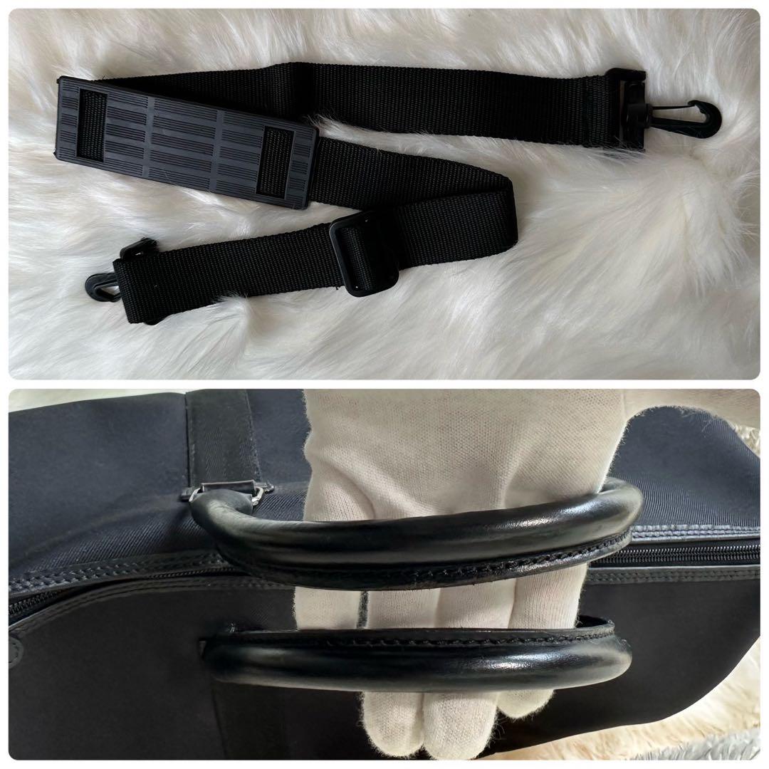 綺麗✨ハンティングワールド ボストンバッグ レザーロゴ 希少