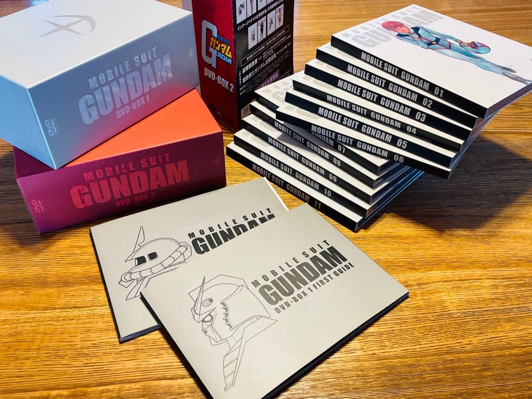 美品【初回限定生産品】機動戦士ガンダム(初期) DVD-BOX1+2 全11巻
