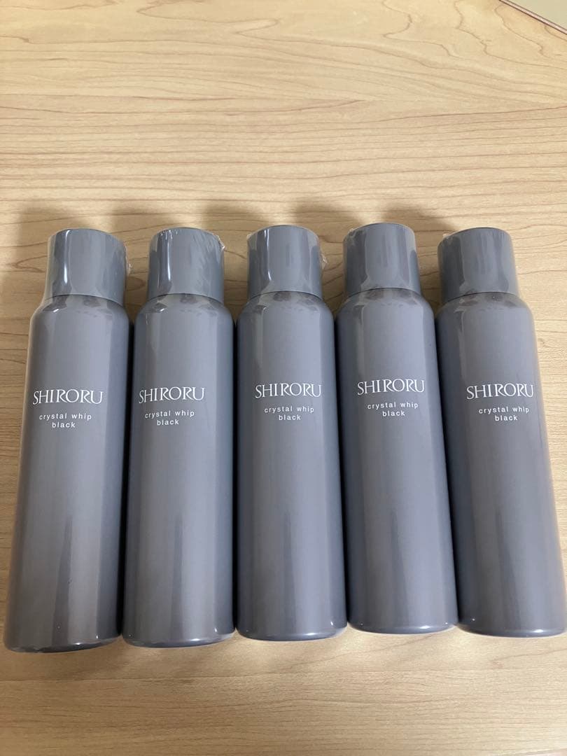 SHIRORU クリスタルホイップブラック　5本セット