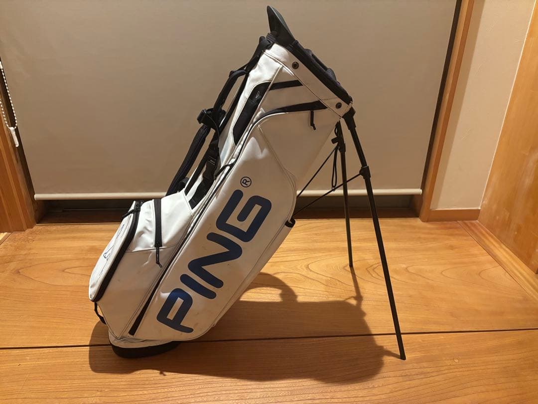 PING スタンドバッグ ホワイト