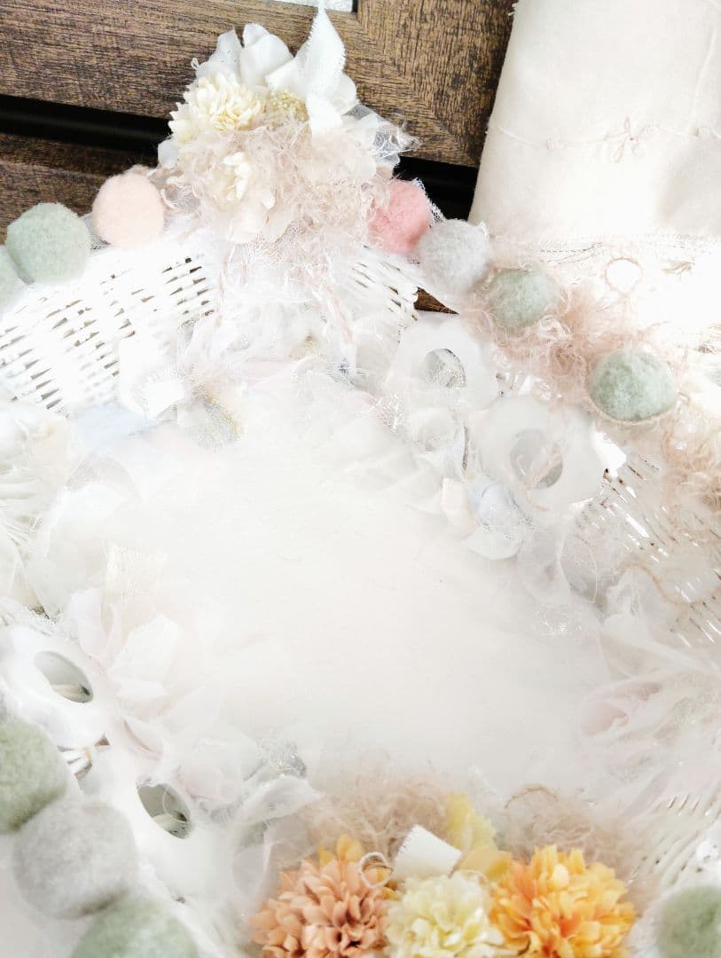 子猫ベビー♡三つ子ちゃん♡カゴセット♡アートドール♡ぬいぐるみ♡