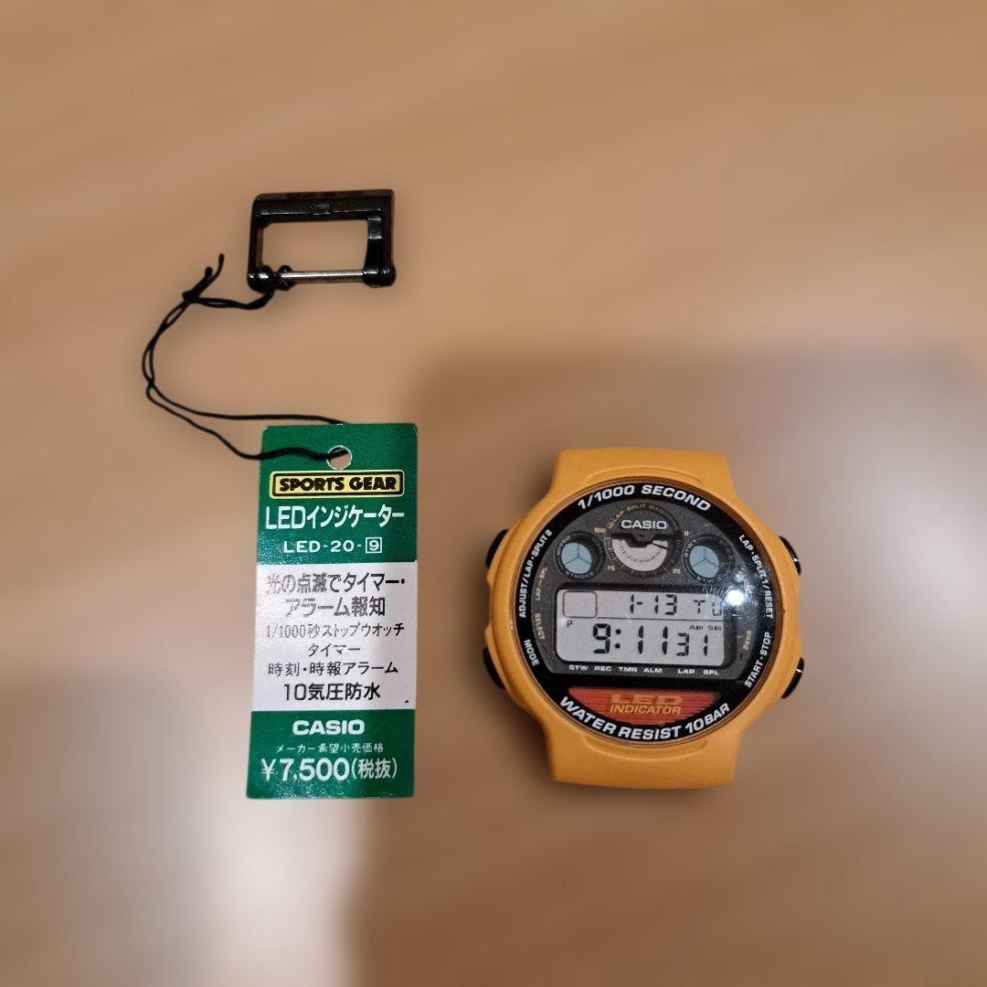 激レア　CASIO　LEDインジケーター　LED-20　ベルトなし