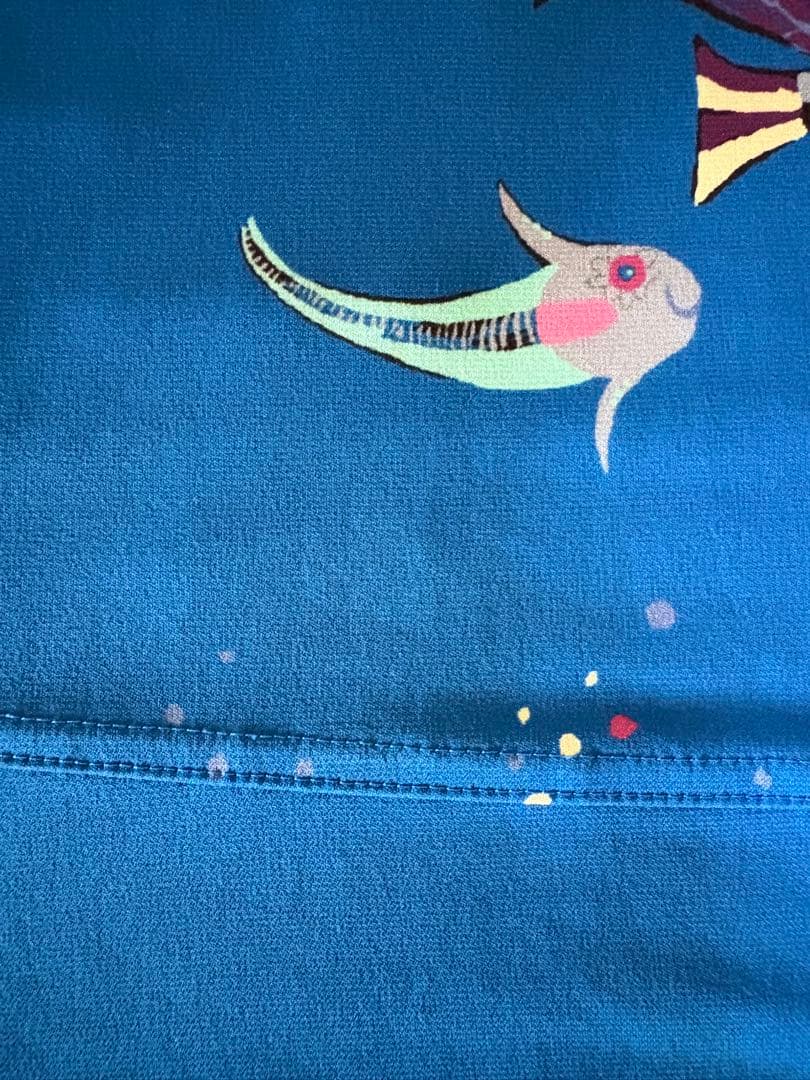 『訳あり』⭐️トクコプルミエヴォル⭐️青地に海の生き物やお魚が描かれたチュニック❣️