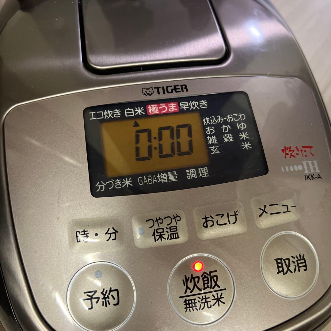 TIGER タイガー IH炊飯ジャー 1.0L (5.5合炊き)JKK-A100