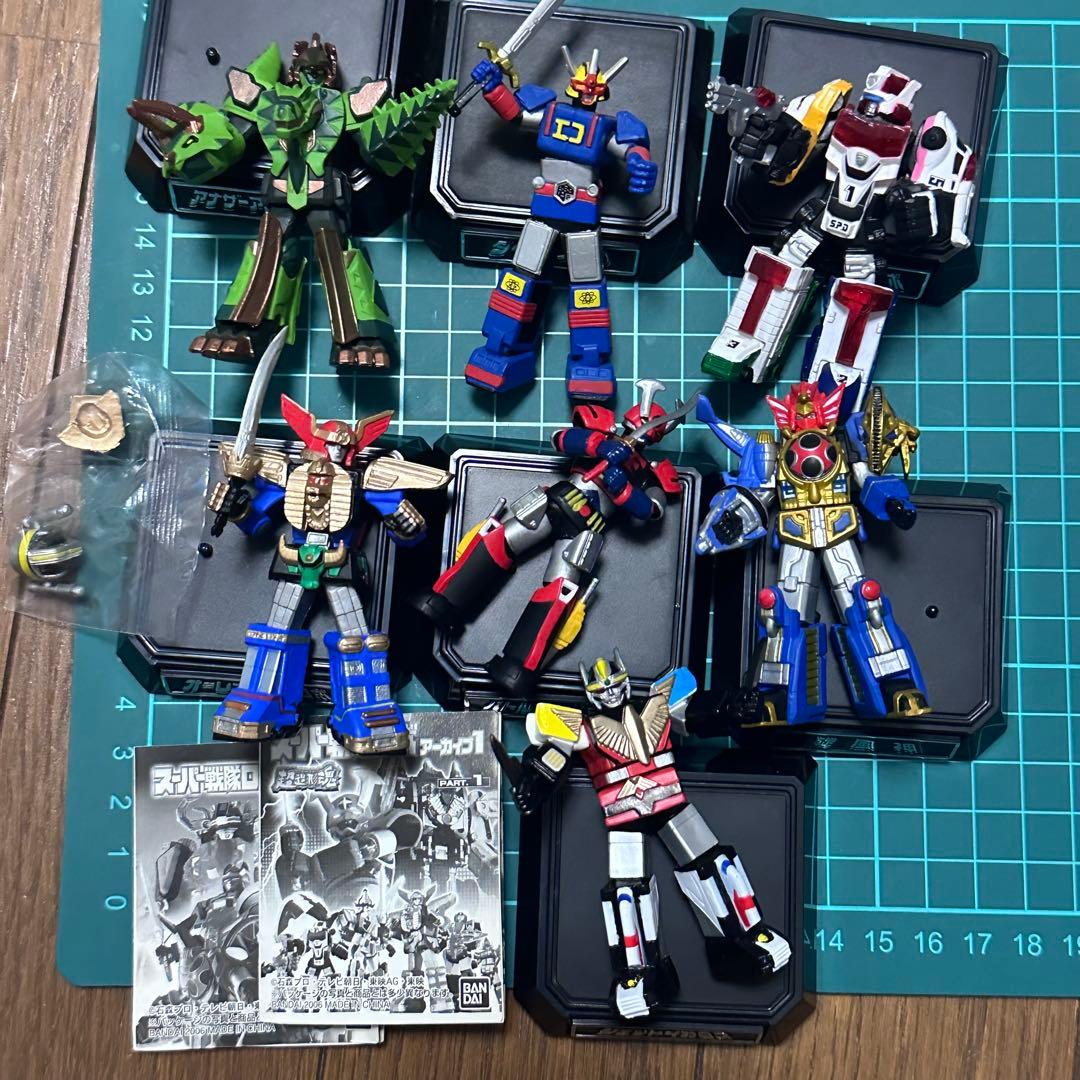 スーパー戦隊ロボ・アーカイブ：超造形魂　フィギュア　7点