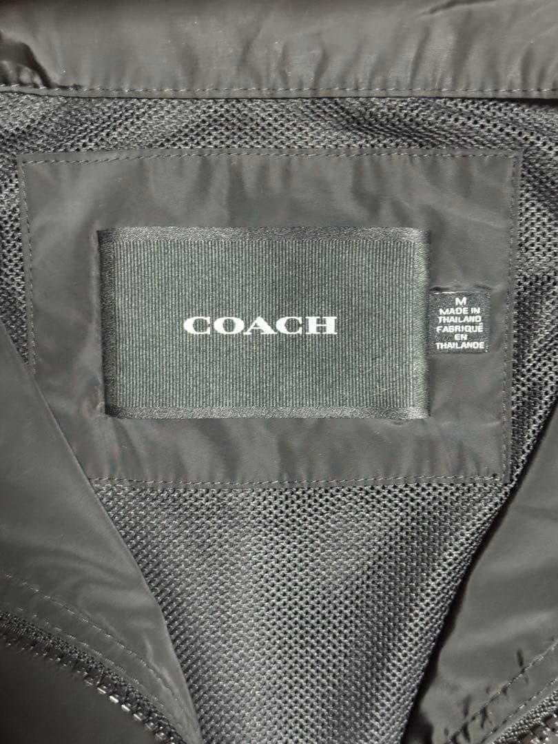 COACH ブラック ナイロンジャケット